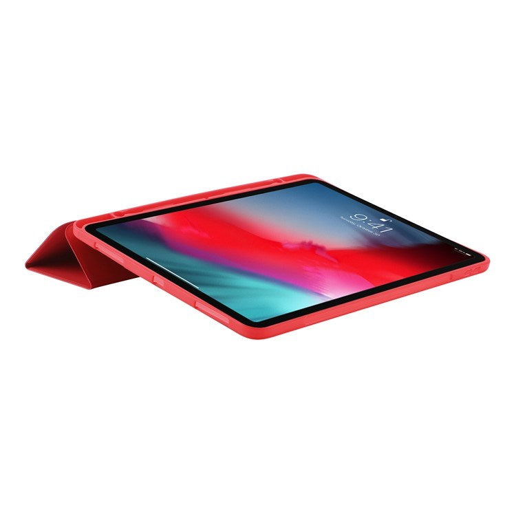 EIDERWOOD iPad Pro 11" (2022 / 2021 / 2020 / 2018) Tri-Fold Faux Leather Flip Case - Red