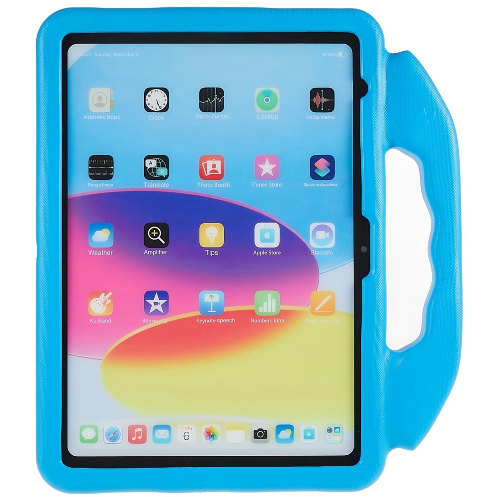 iPad 10.9" (2024/2022) Kids Case - Thumb Kickstand Case - Blue