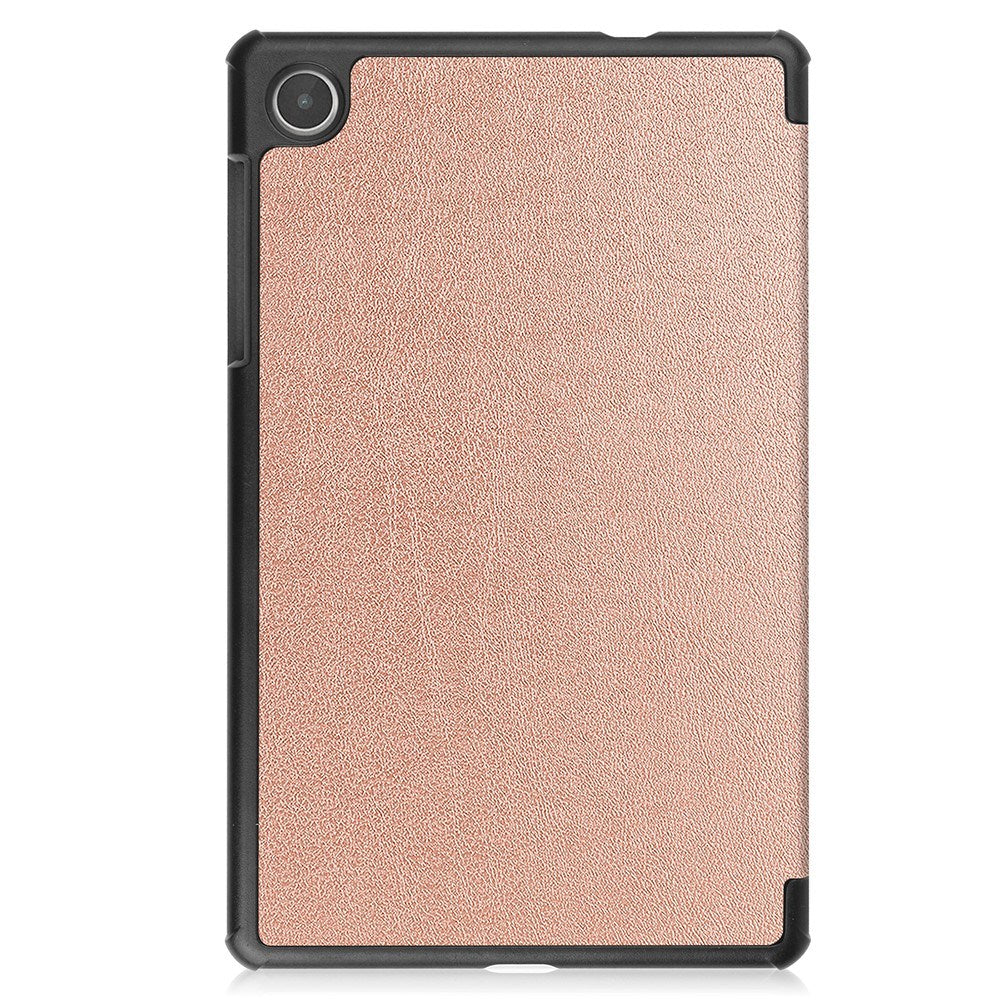EIDERWOOD Lenovo Tab M8 (4th Gen.) Tri-Fold Faux Leather Flip Case - Rose Gold