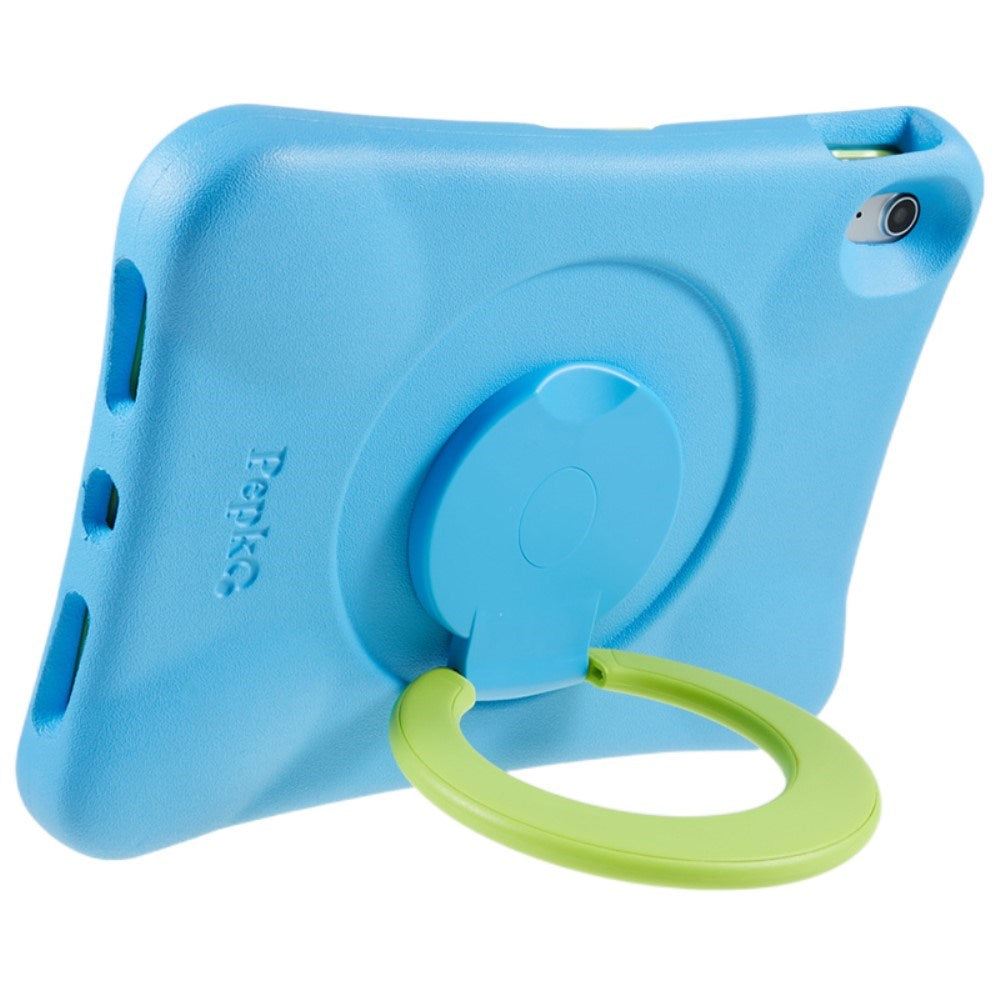 EIDERWOOD iPad 11" (2025) / 10.9" (2024 / 2022) Kids Case with Stand Function - Blue / Green