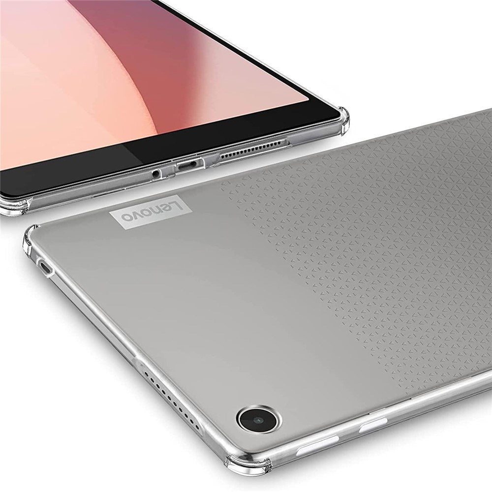 Lenovo Tab M8 (4th Gen.) Flexible Plastic Case with Shock-Absorbing Corners - Transparent