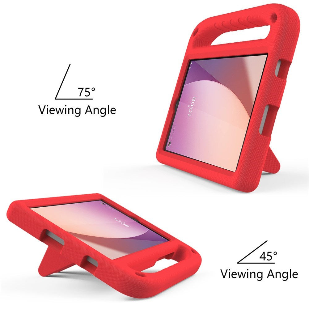 EIDERWOOD Lenovo Tab M8 (4th Gen.) Kids Case with Handle & Stand Function - Red