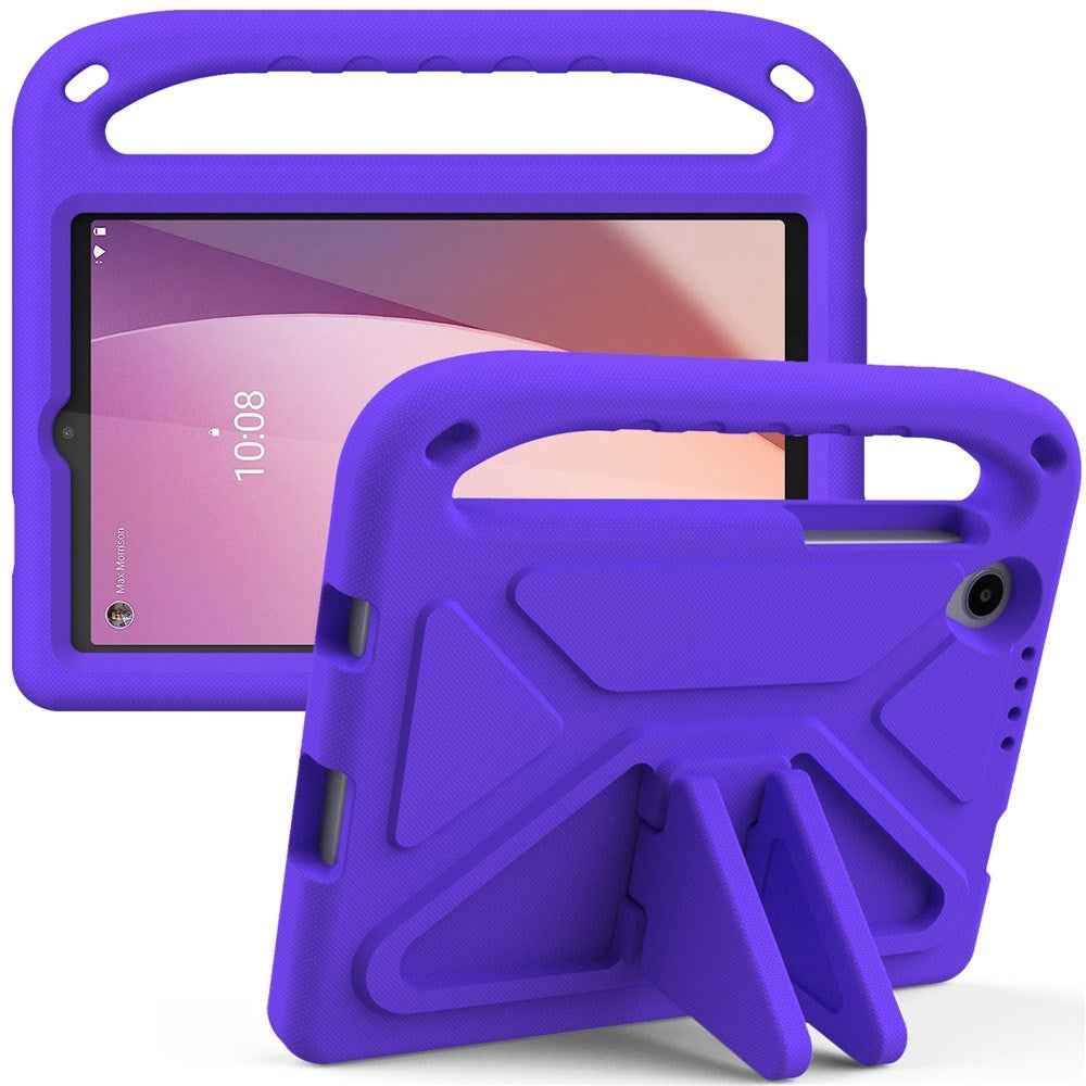 EIDERWOOD Lenovo Tab M8 (4th Gen.) Kids Case with Handle & Stand Function - Purple
