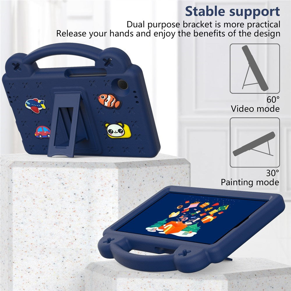 EIDERWOOD Samsung Galaxy Tab A11 / A9 Kids Case w. Kickstand - Dark Blue