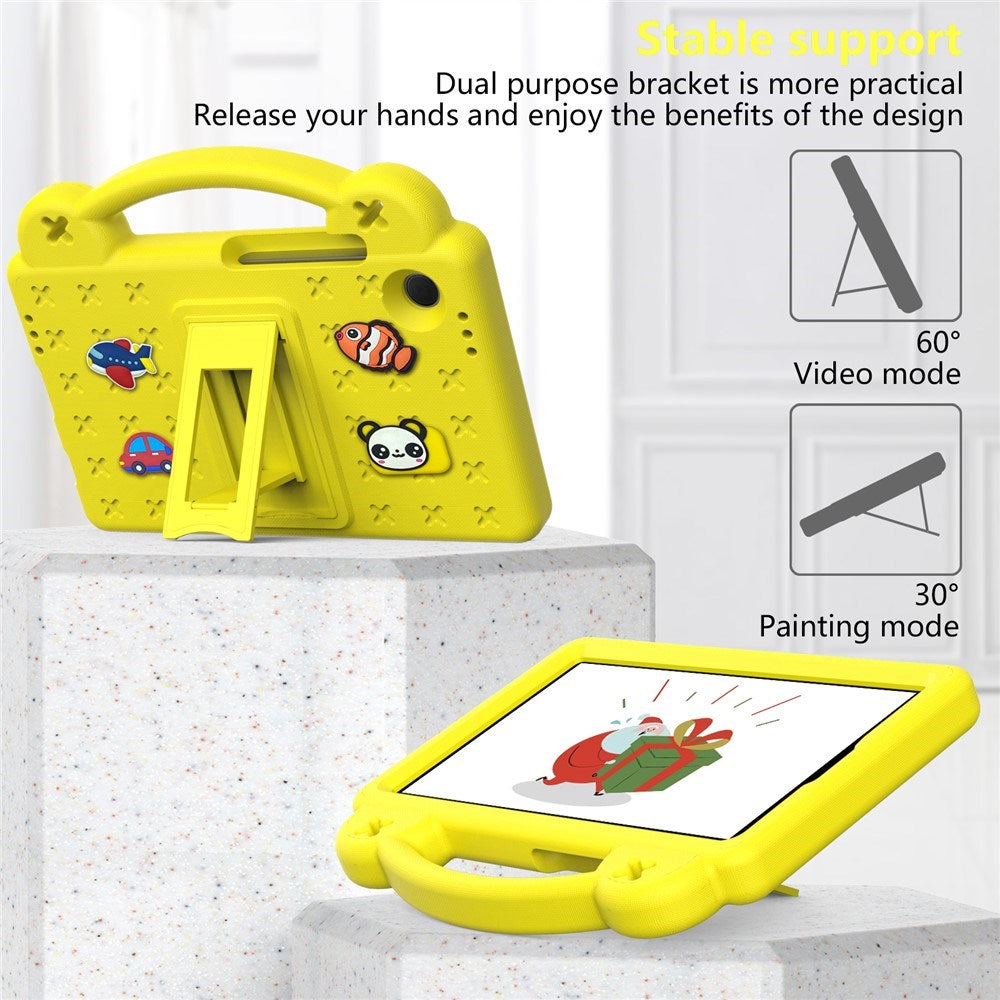 EIDERWOOD Samsung Galaxy Tab A11 / A9 Kids Case w. Kickstand - Yellow