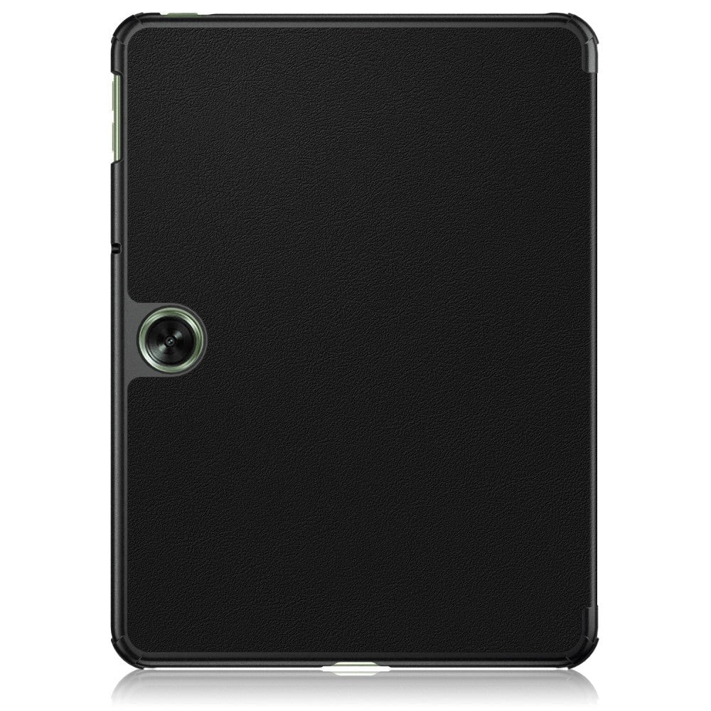 OnePlus Pad Go Tri-Fold Leather Case w. Stand - Black