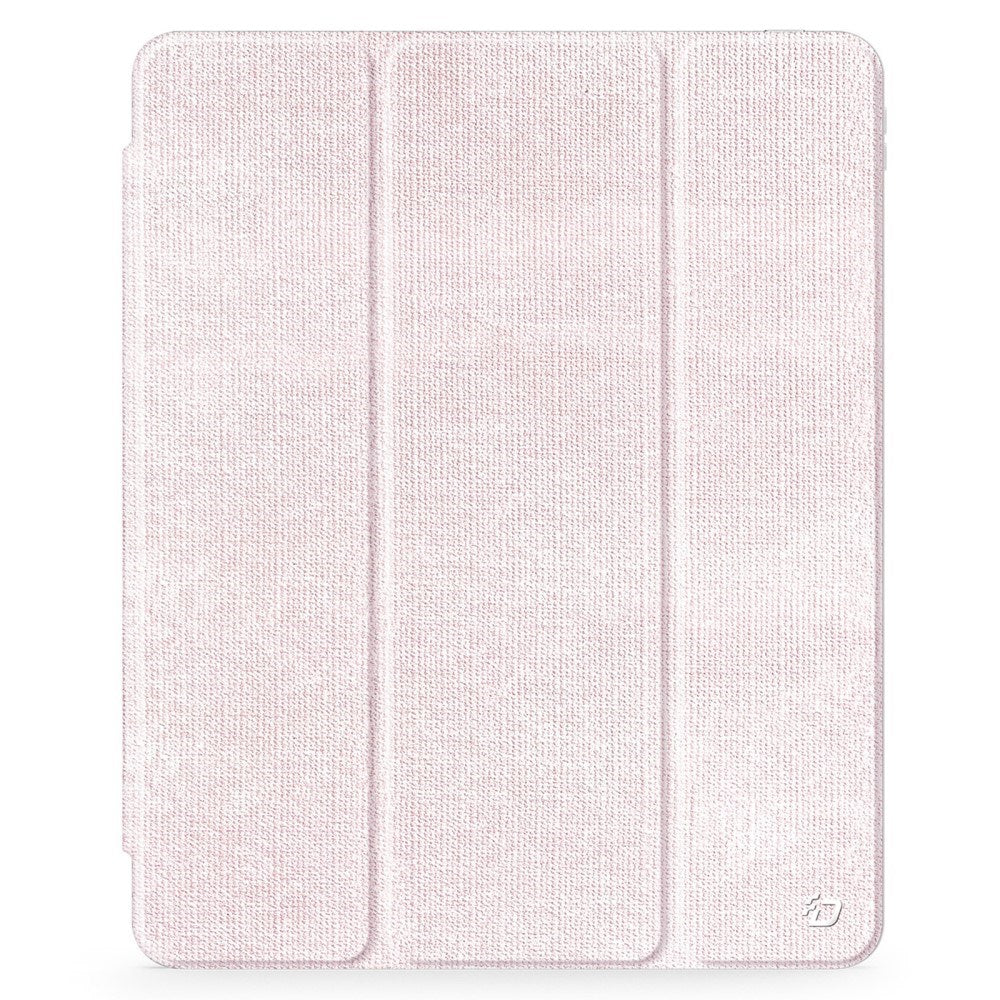 iPad Pro 13" (2025 / 2024) DUX DUCIS Unid Series Tri-Fold Flip Case - Transparent / Pink