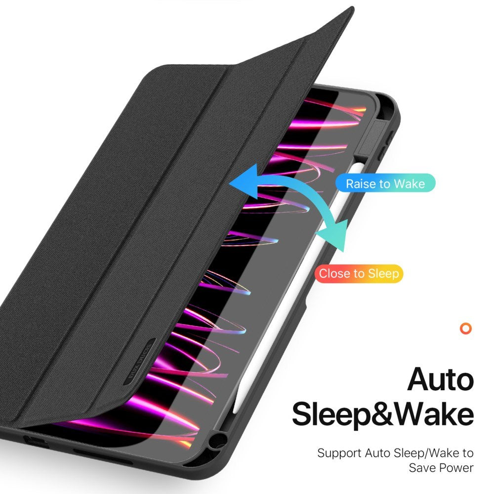 iPad Pro 11" (2025 / 2024) DUX DUCIS DOMO Series Flip Case w. Pen Holder - Black