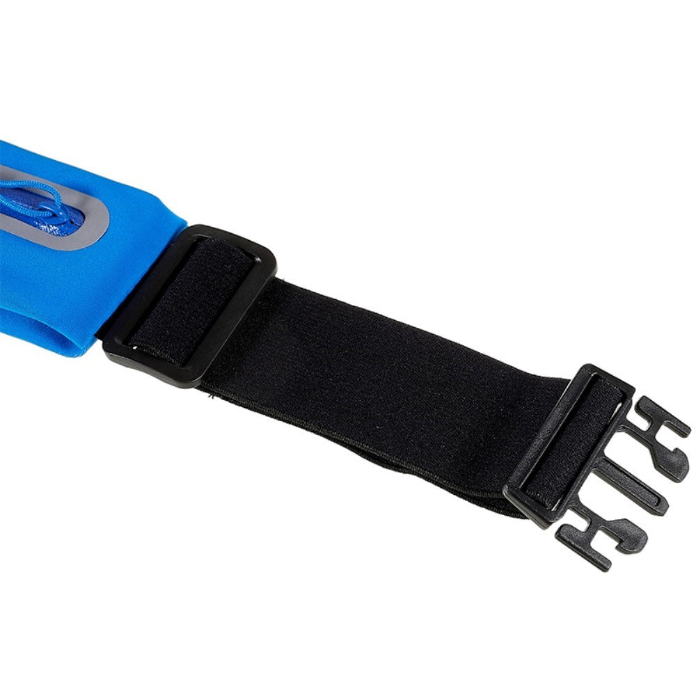 Running Belt with Reflector & Storage Pockets - Blue