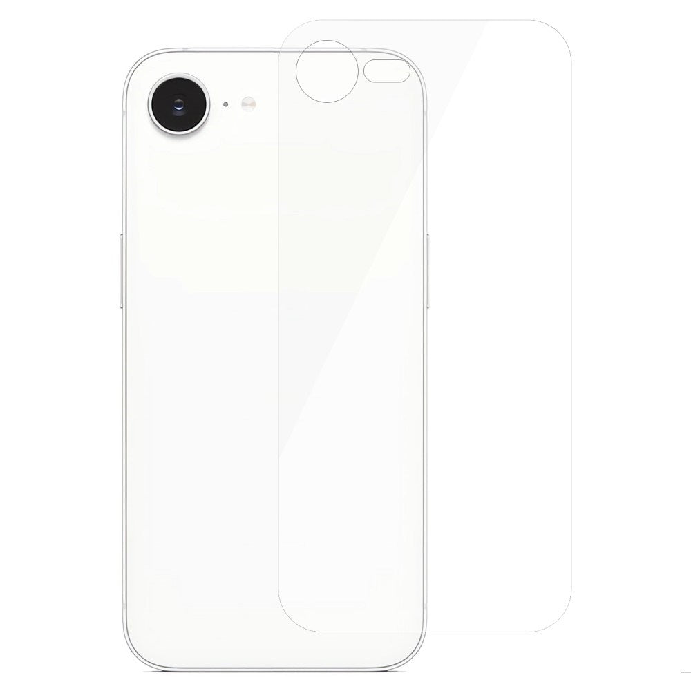 iPhone 16e Tempered Glass Back Side Protector - Transparent