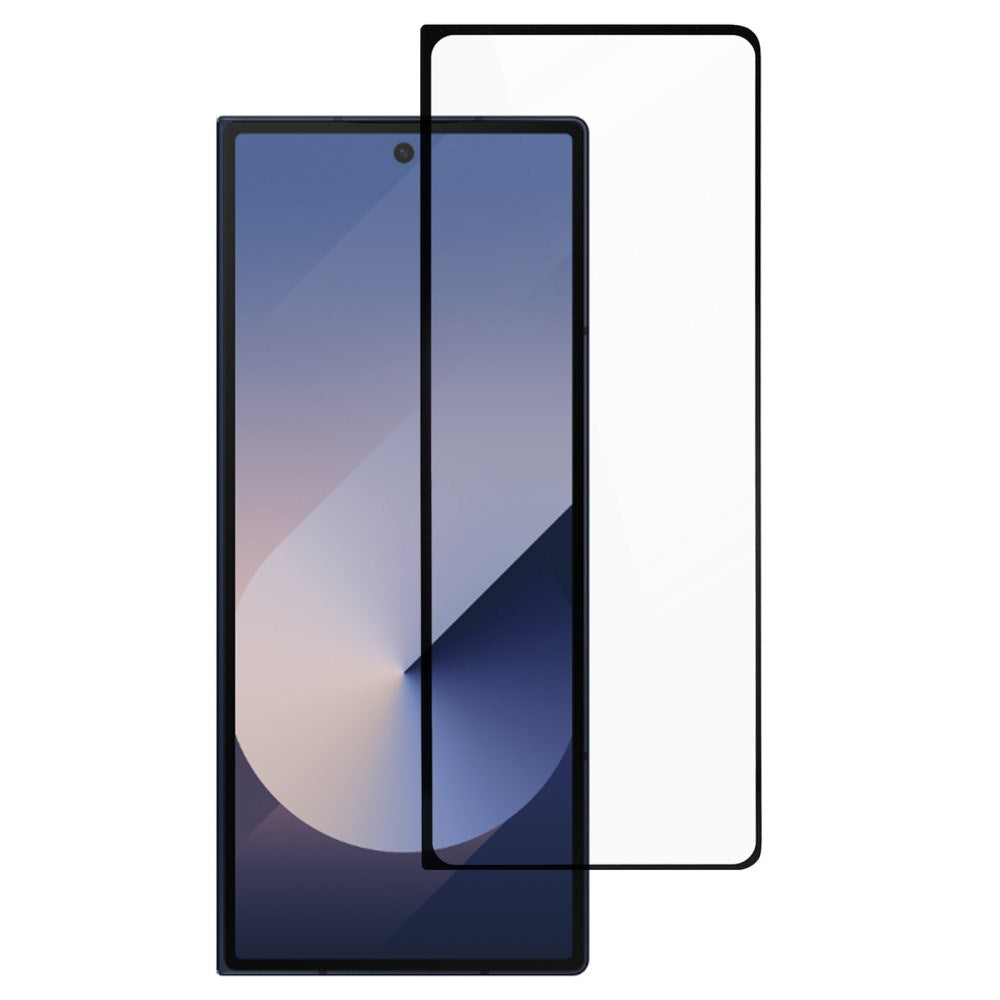 Samsung Galaxy Z Fold7 Tempered Screen Protector Glass - Transparent / Black