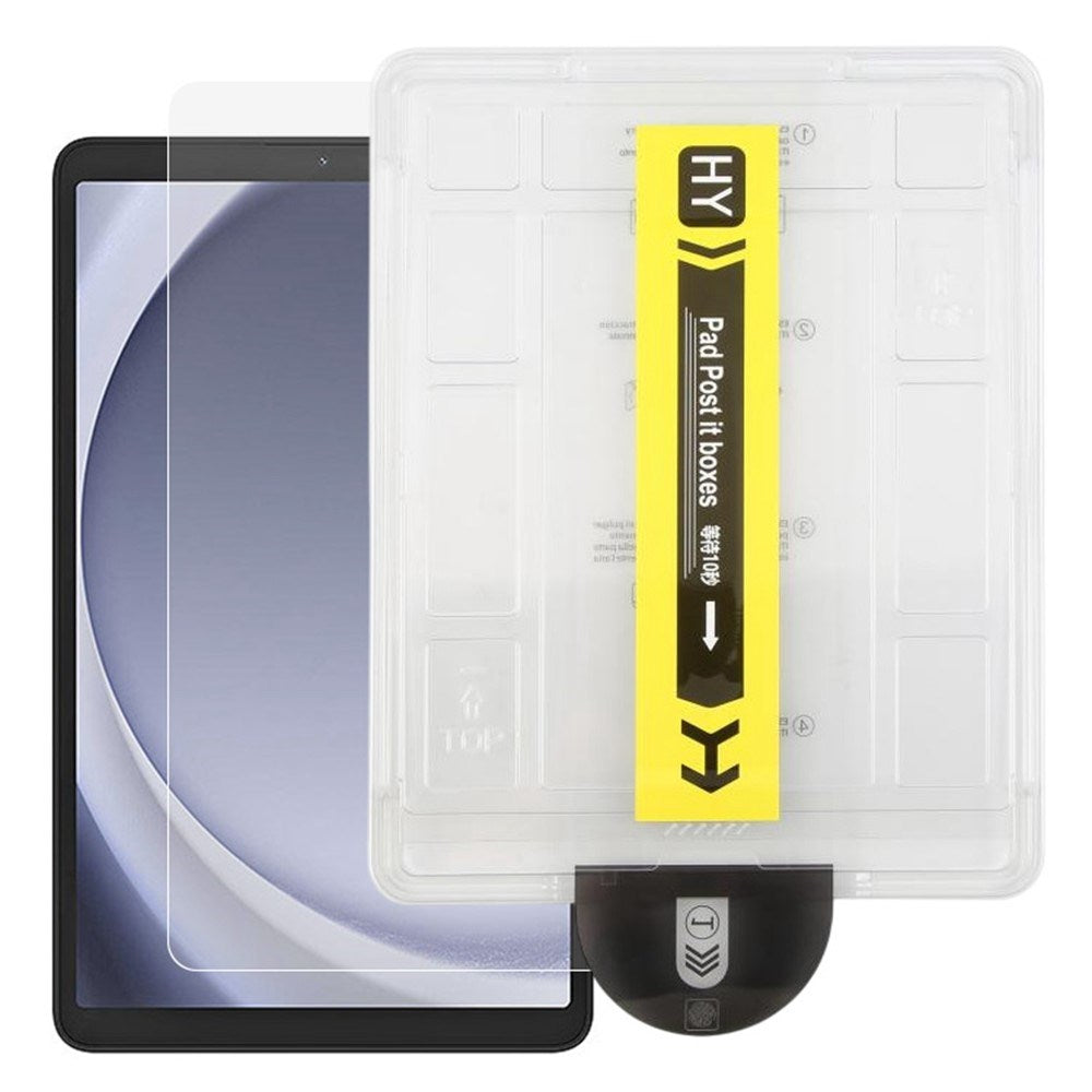 Samsung Galaxy Tab A11 / A9 Screen Protective Glass with Mounting Frame - Transparent