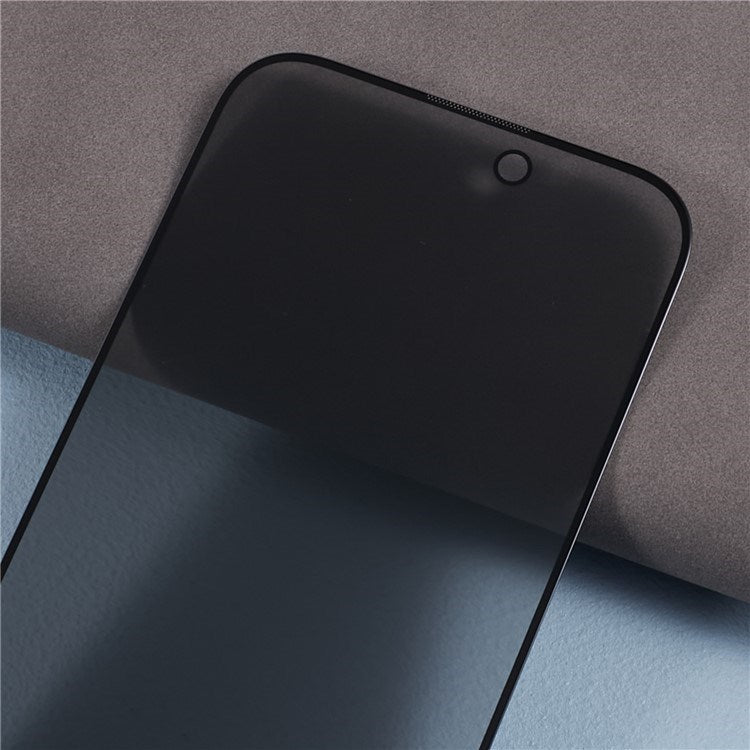 iPhone 17 Pro Full Fit Tempered Screen Protector Glass - Privacy Function - Transparent