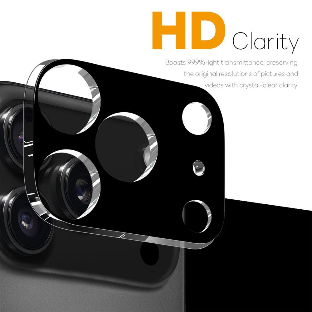 NORTHJO iPhone 17 Pro Tempered Camera Lens Glass - Black