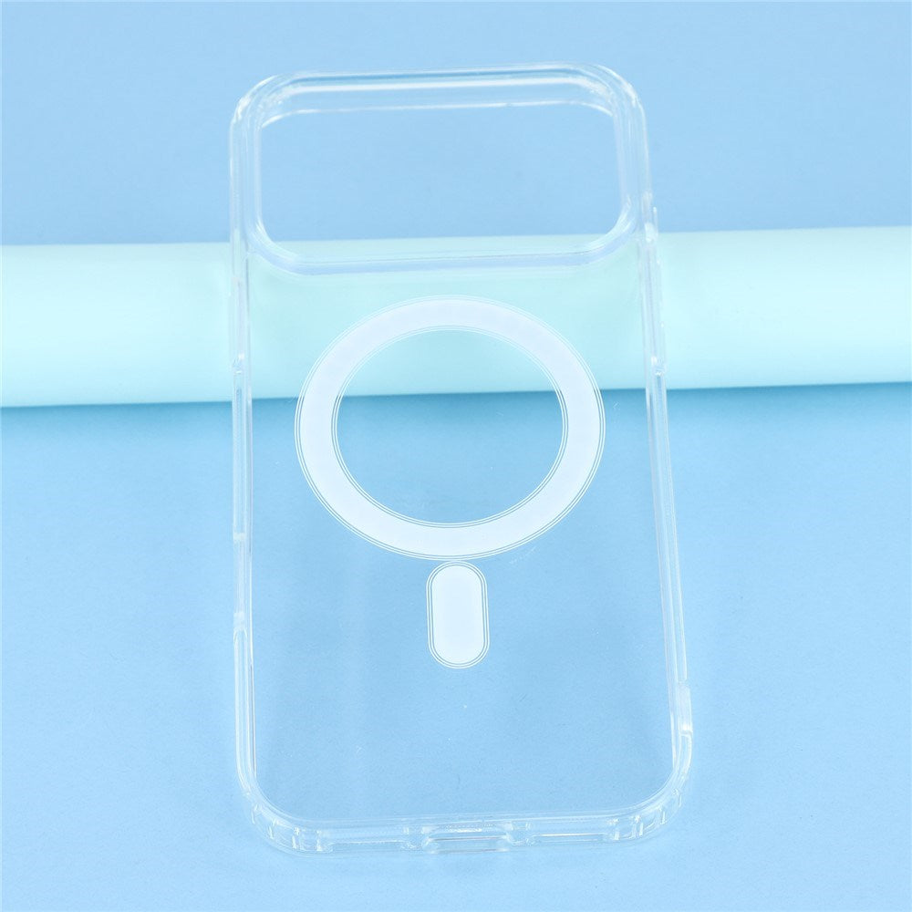 iPhone 17 Pro - 360° Protection set w. Screen Protection | MagSafe Case | Camera Lens Protection - Transparent / Black Edge