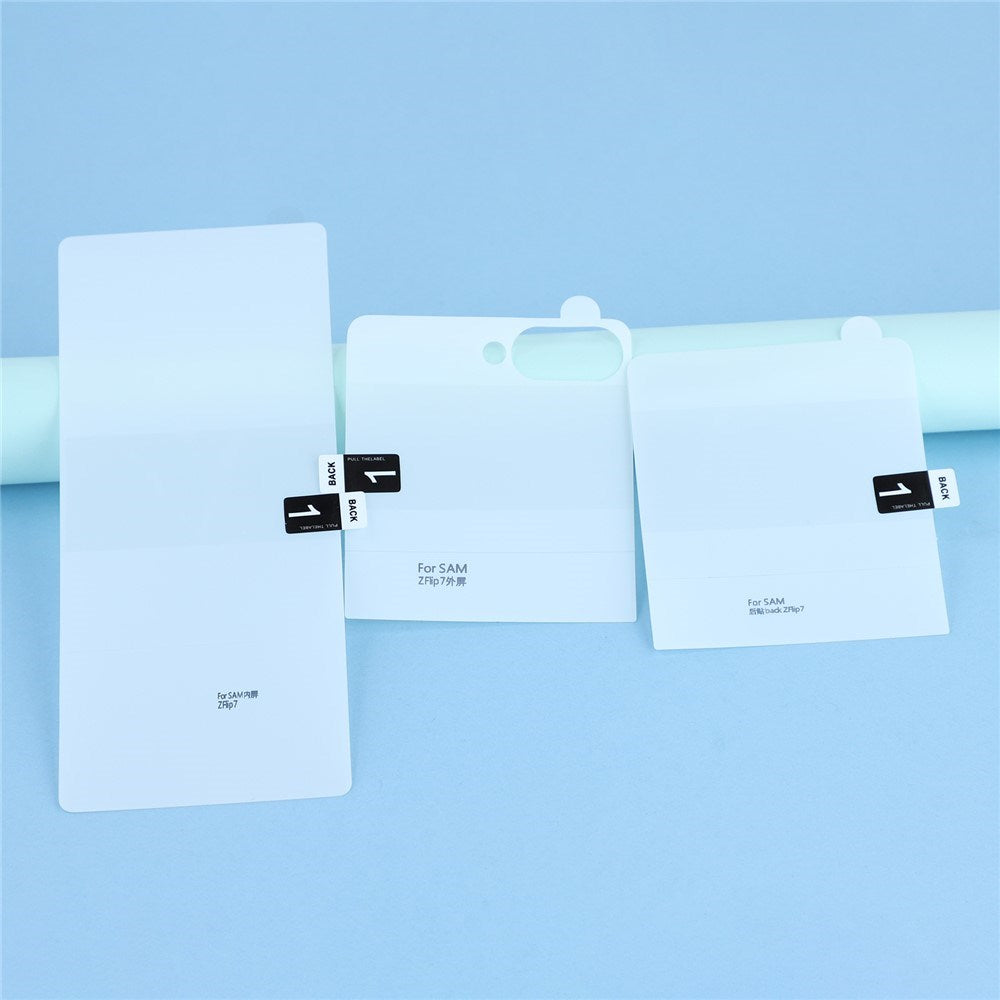 Samsung Galaxy Z Flip7 Screen Protector Set - Film - Transparent