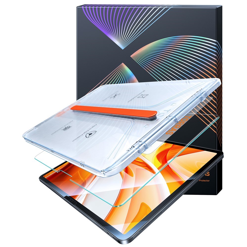 TORRAS iPad Air 13" (2025 / 2024) Install Master Tempered Glass Screen Protector - Transparent