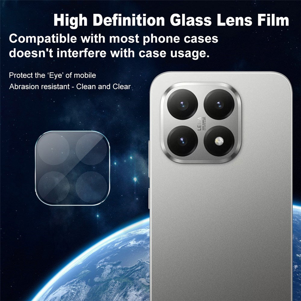 Xiaomi 15T Tempered Camera Lens Protector - Transparent