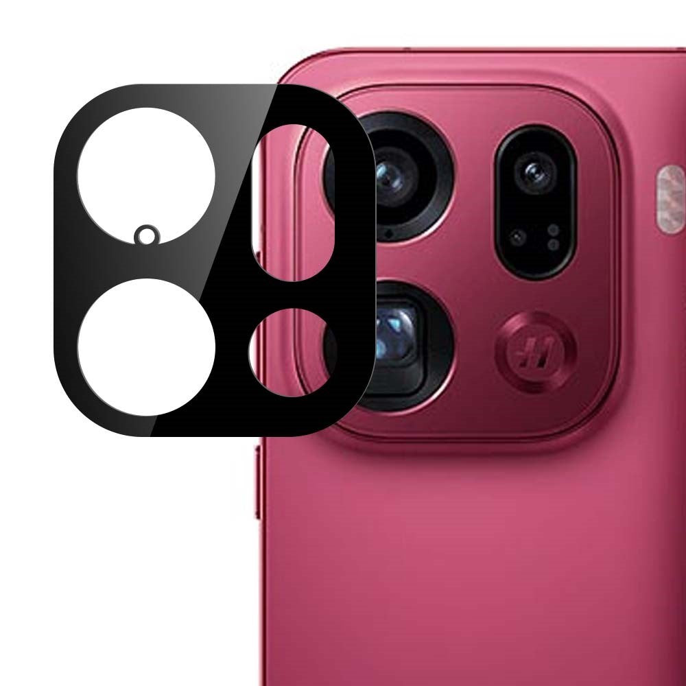 OPPO Find X9 Pro Camera Lens Protective Glass - Transparent / Black