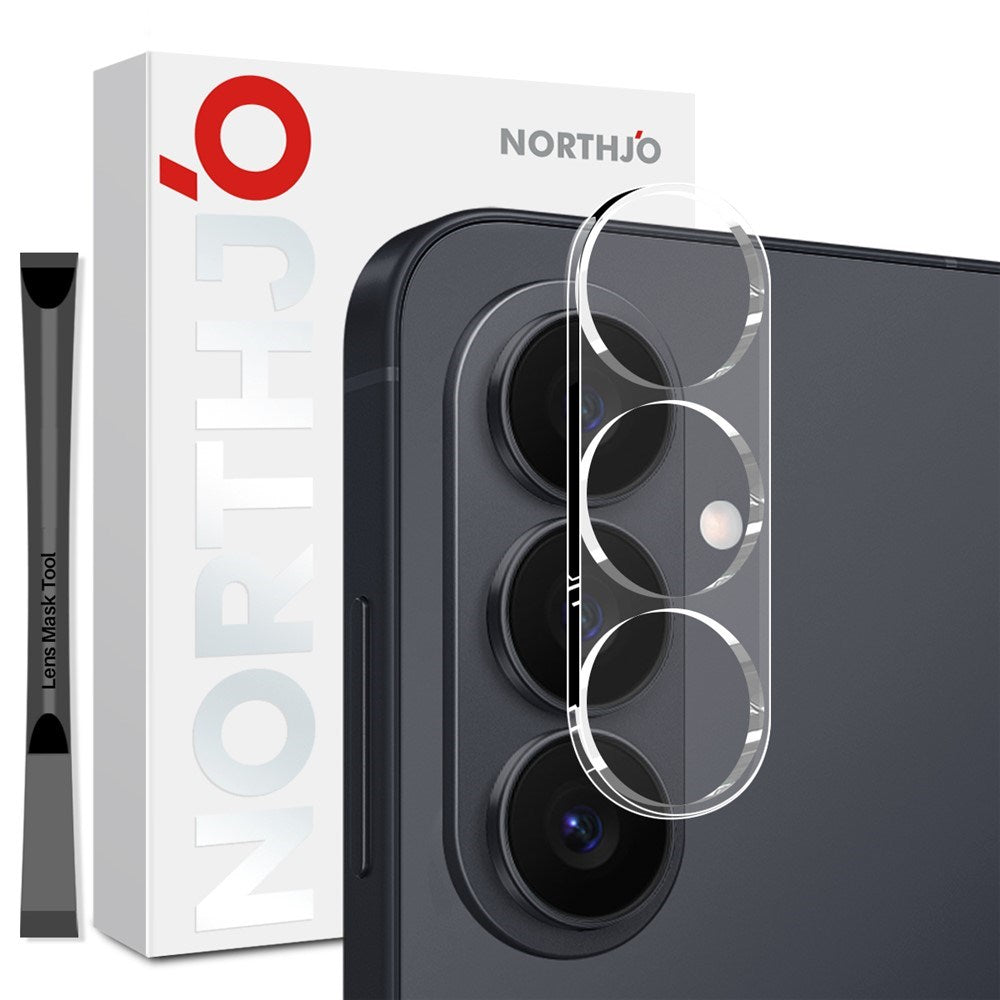 Samsung Galaxy S26+ (Plus) NORTHJO Tempered Camera Lens Protector Glass - Transparent