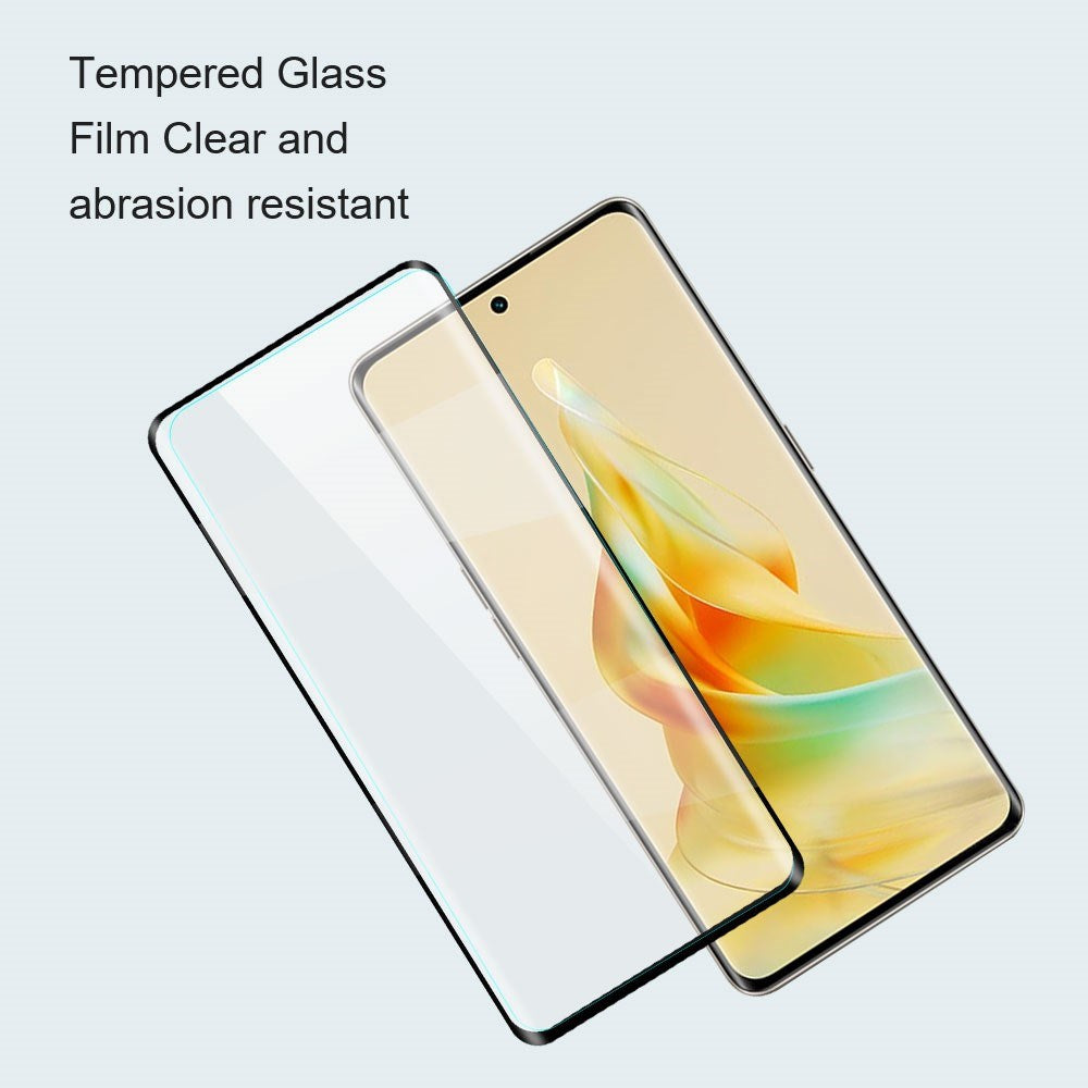 OPPO Reno15 F (5G) / Reno14 F (5G) / Reno13 (5G) Amorus Tempered Glass Screen Protector – Transparent / Black