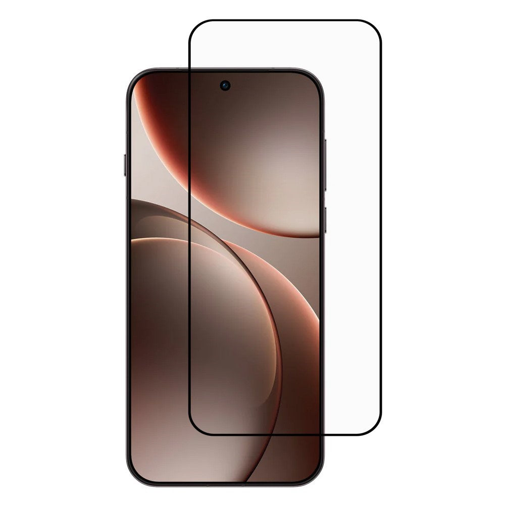OPPO Find X9 Ultra Screen Protector Glass - Transparent / Black Edge