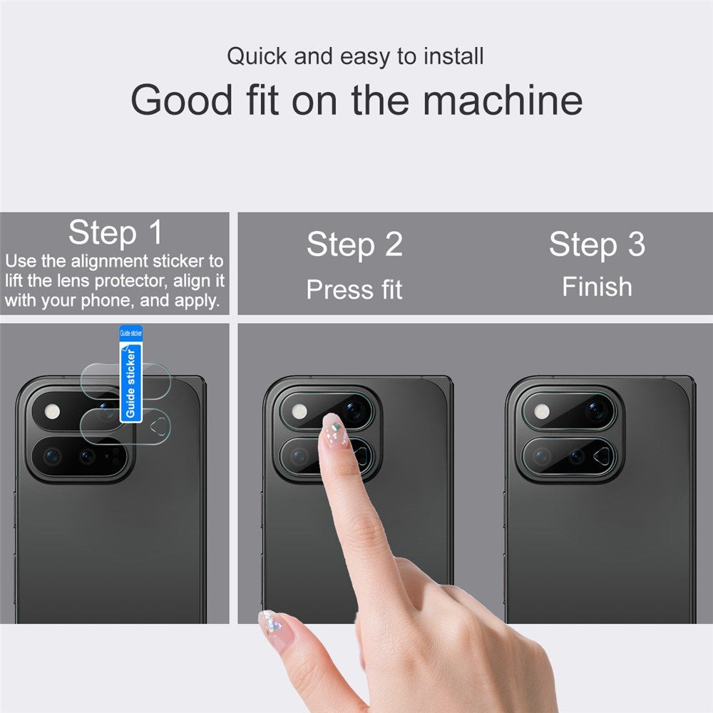 Google Pixel 11 Pro Fold IMAK Camera Lens Protector - Transparent