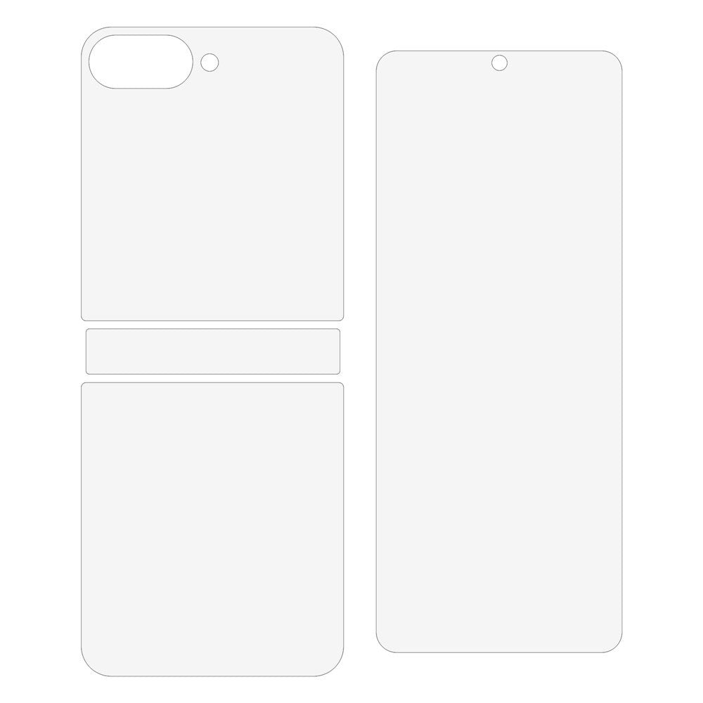 Samsung Galaxy Z Flip8 Screen Protector Set of 4 - Transparent