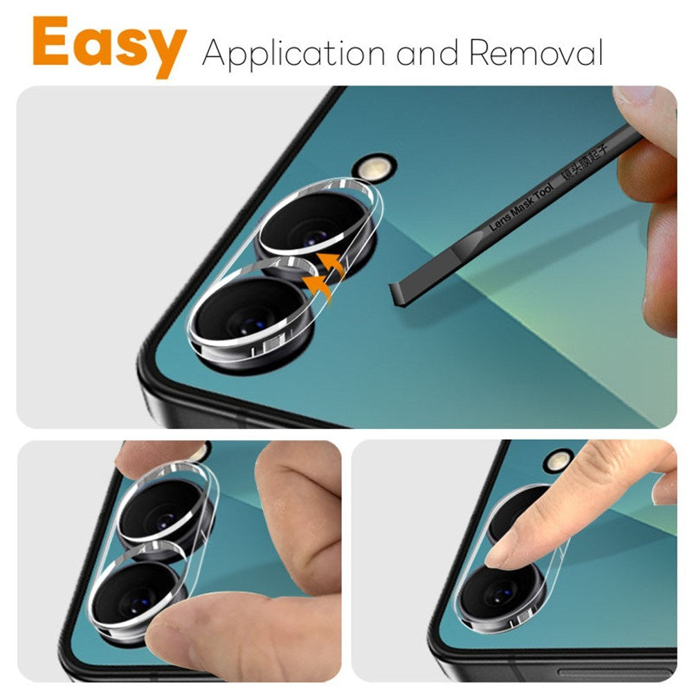 Samsung Galaxy Z Flip8 NORTHJO Tempered Camera Lens Glass - 2 pcs. - Transparent