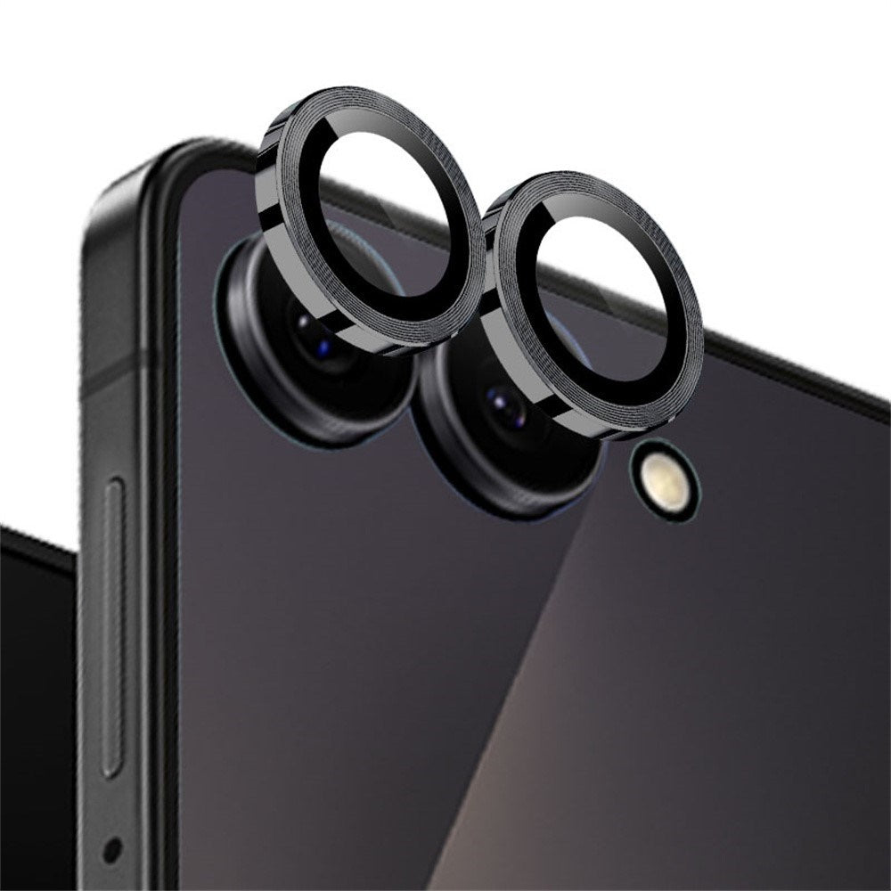 Samsung Galaxy Z Flip8 NORTHJO Camera Lens Protector - Metal & Glass - Black