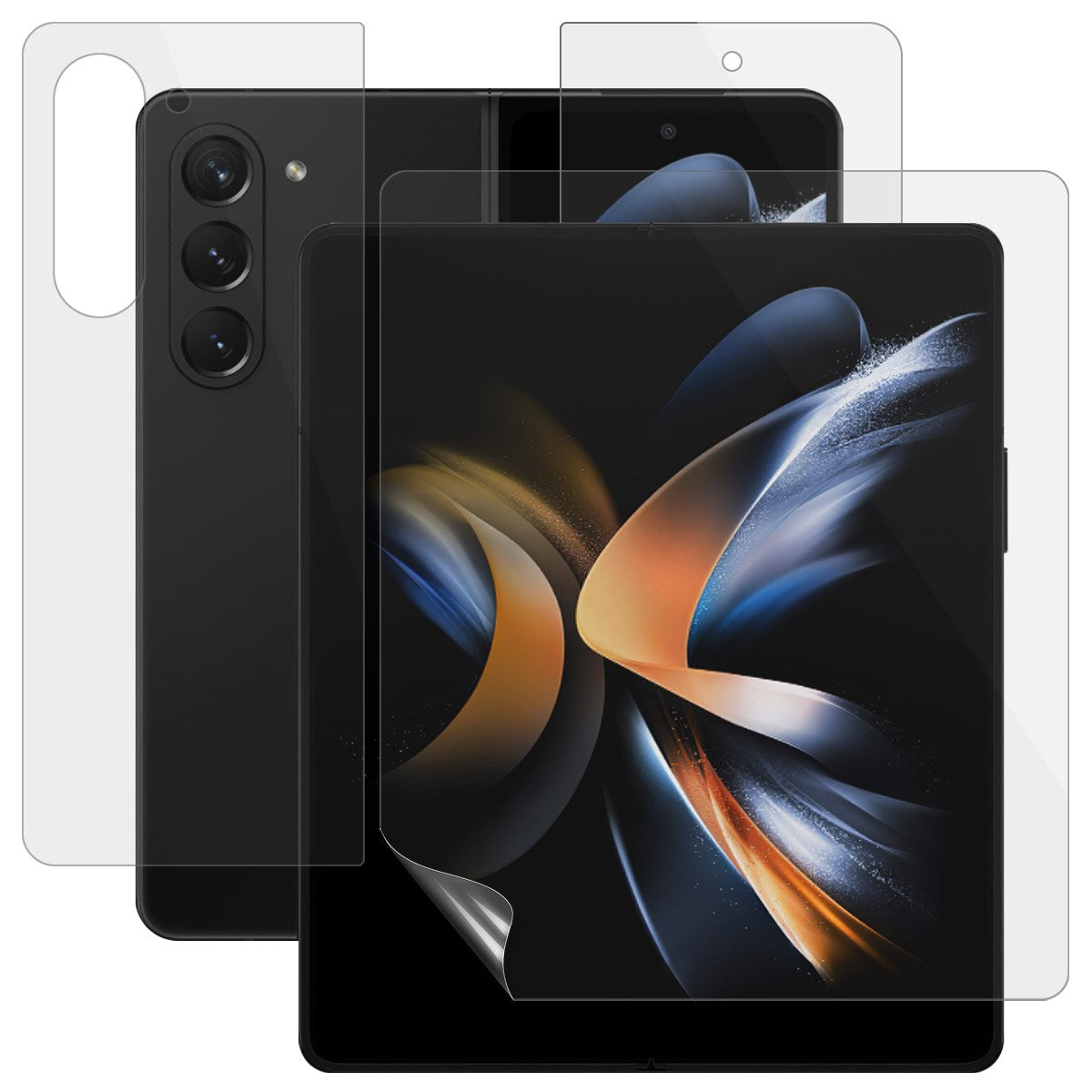 Samsung Galaxy Z Fold8 Ultra 3-Piece Screen Protector Film - Transparent