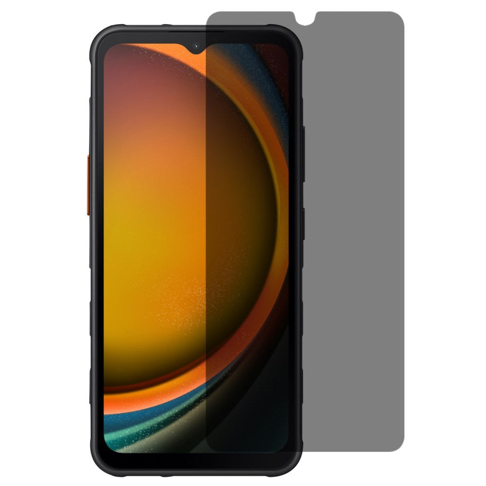 Samsung Galaxy Xcover 7 Full Fit Tempered Screen Protector Glass - Privacy Function - Transparent