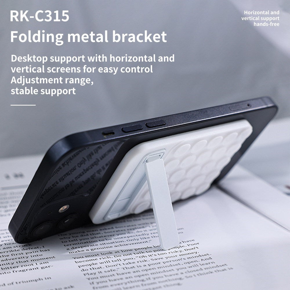 Magnetic Silicone Suction Cup with Kickstand - Purple