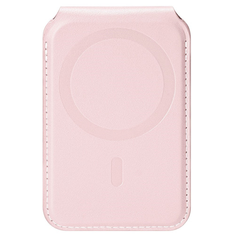 DUX DUCIS Magnetic Card Holder for 5 Cards with Stand Function - MagSafe Compatible - Pink