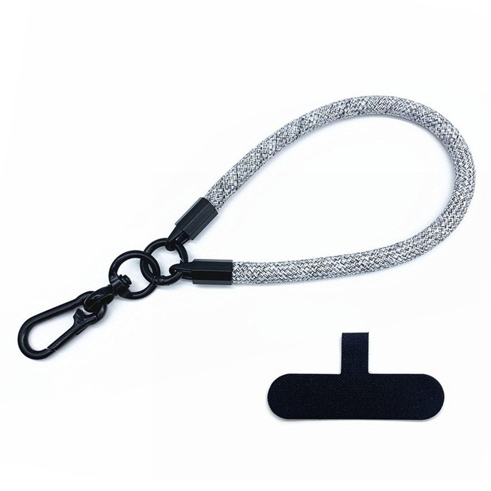 Polyester Wrist Strap with Insert Plate - 30cm - Grey