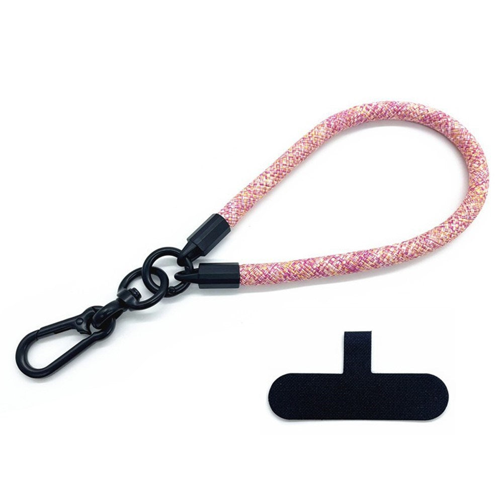 Polyester Wrist Strap with Insert Plate - 30cm - Pink