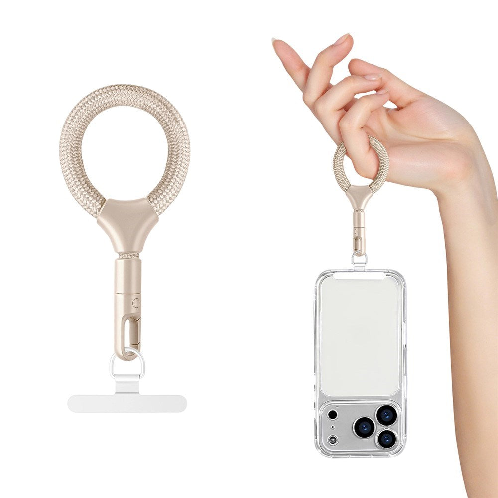 Polyester Phone Finger Strap - 10cm - Beige
