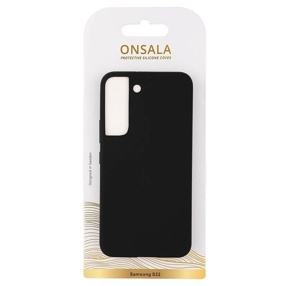 Samsung Galaxy S22 Onsala Collection Liquid Silicone Case - Black
