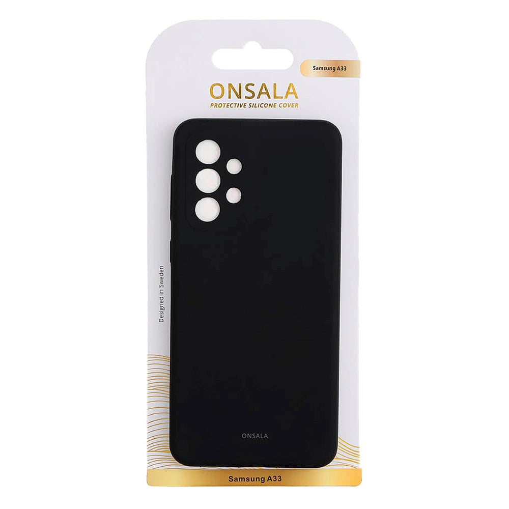 Samsung Galaxy A33 (5G) Onsala Collection Liquid Silicone Case - Black