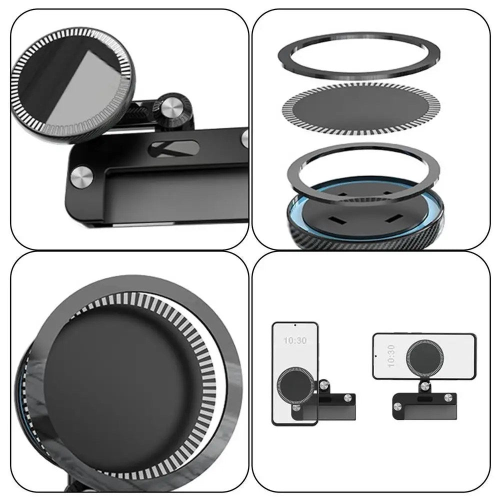 Mobile Holder for Screen for Tesla Model 3 / Y (2020-22) with Magnet - MagSafe Compatible - Black