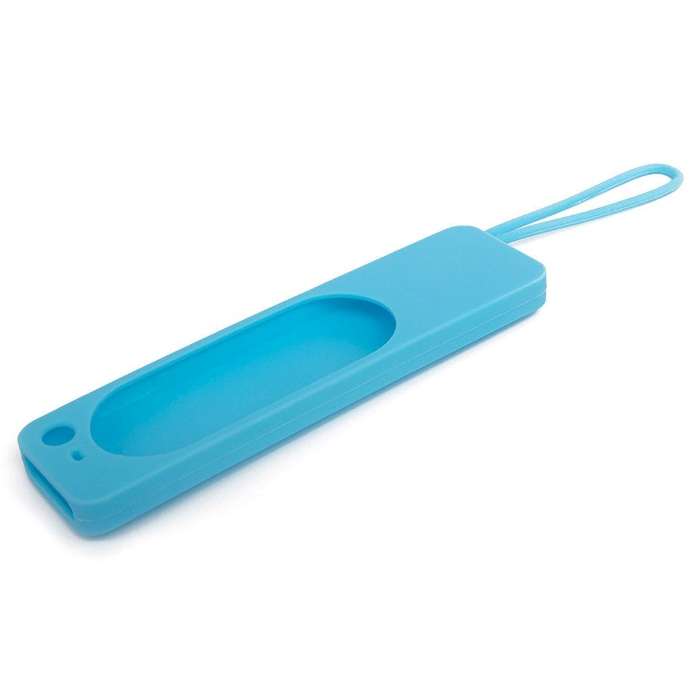 Apple Siri Remote Silicone Case (2nd & 3rd gen.) w. Strap - Blue
