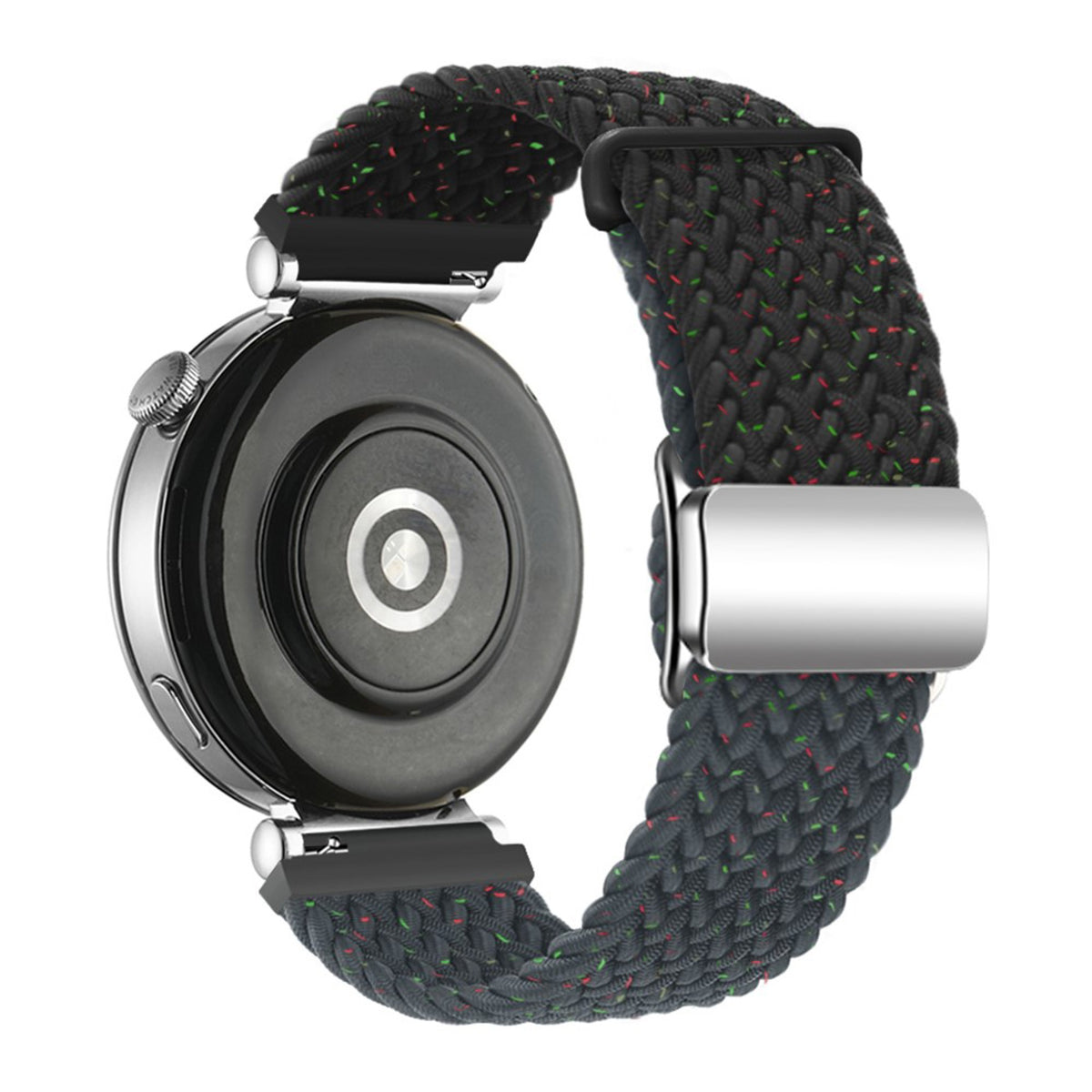 Universal 18mm EIDERWOOD Woven Watch Strap - Black / Blue