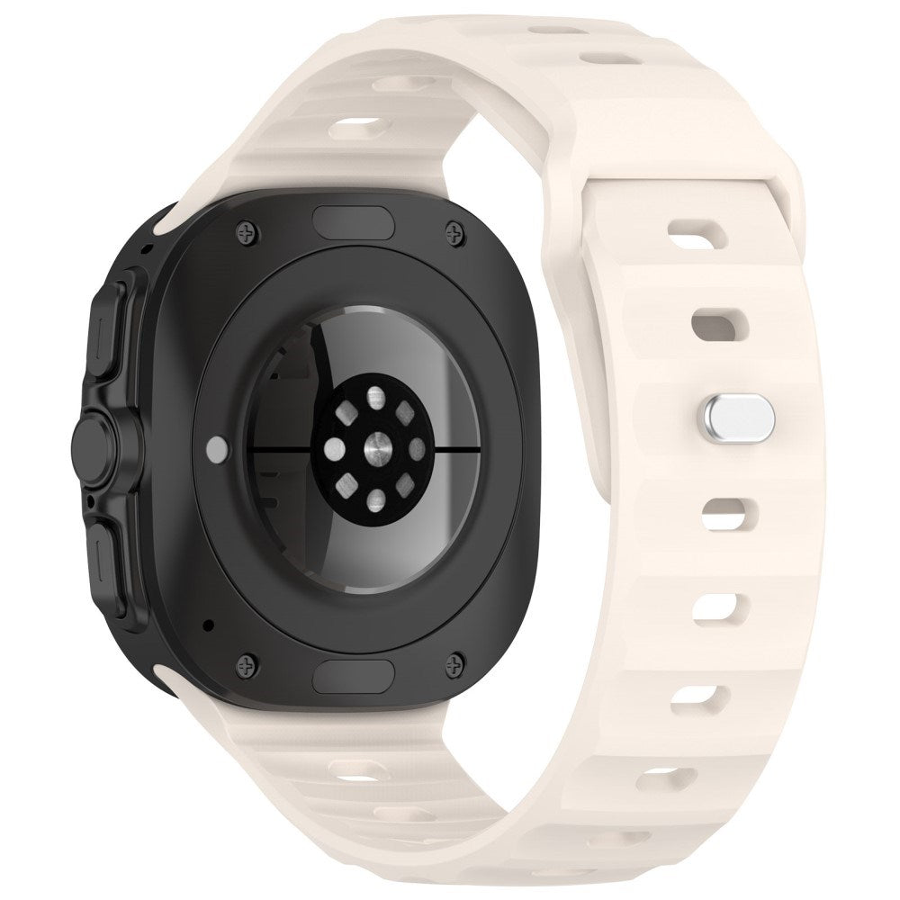 EIDERWOOD Samsung Galaxy Watch Ultra (47mm) Silicone Strap with Buckle - Beige