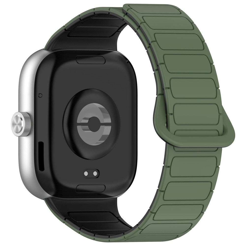Xiaomi Smart Band 9 Pro / 8 Pro Two-Tone Magnetic Flexible Plastic Strap - Green / Black