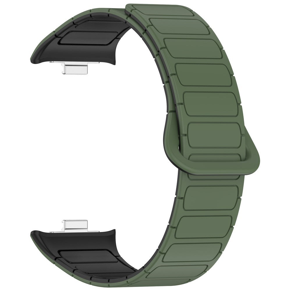 Xiaomi Smart Band 9 Pro / 8 Pro Two-Tone Magnetic Flexible Plastic Strap - Green / Black