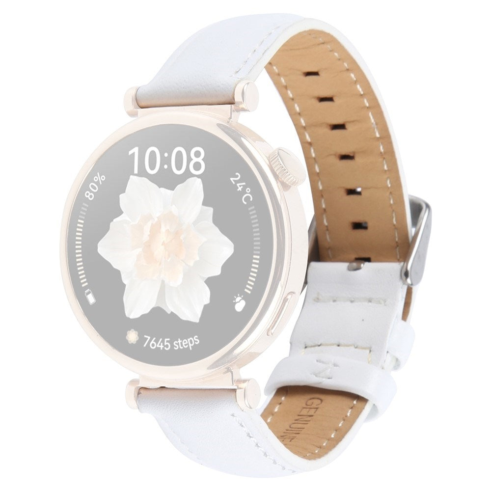 Garmin Lily 2 Active / Lily 2 EIDERWOOD Genuine Leather Strap - White