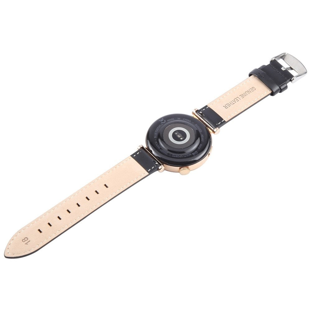 Garmin Lily 2 Active / Lily 2 EIDERWOOD Genuine Leather Strap - Black