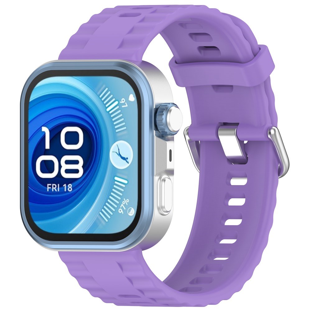 Huawei Watch Fit 4 Pro / 4 / 3 EIDERWOOD Silicone Strap - Purple