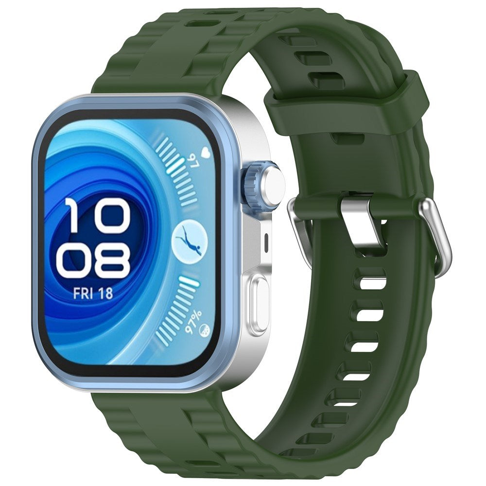 Huawei Watch Fit 4 Pro / 4 / 3 EIDERWOOD Silicone Strap - Green