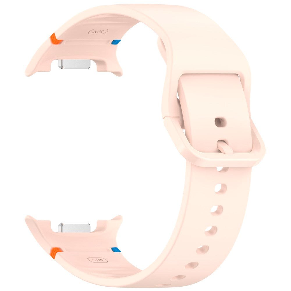 EIDERWOOD Samsung Galaxy Watch 8 / 8 Classic (40 / 44 / 46mm) Silicone Strap with Stitching Line - Pink